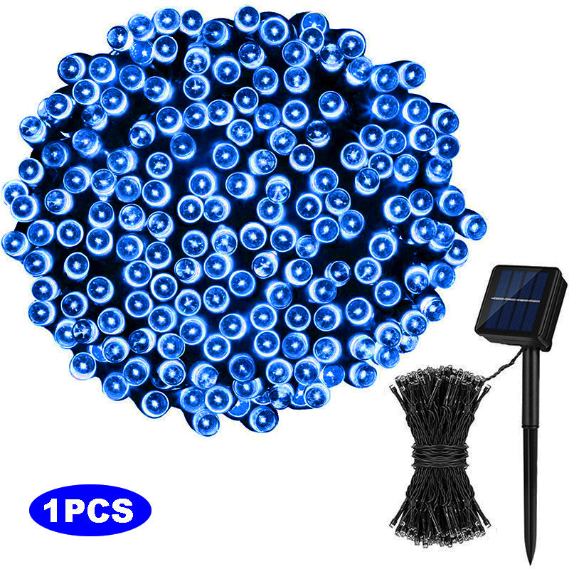 Set 4 x Instalatie cu Incarcare Solara 100 LED, 10 Metri