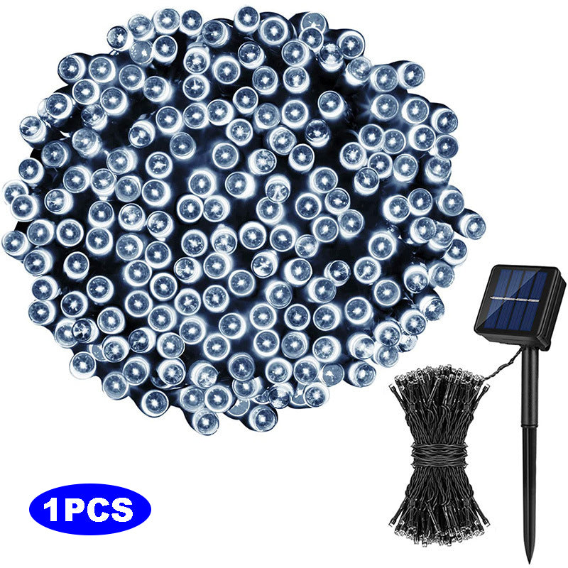 Set 4 x Instalatie cu Incarcare Solara 100 LED, 10 Metri